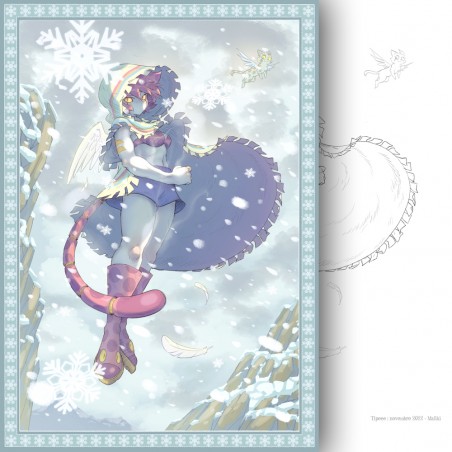 Ex-libris Winter Lady