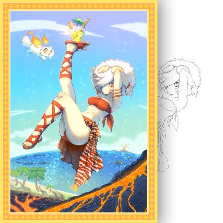 Ex-libris Summer Maiden