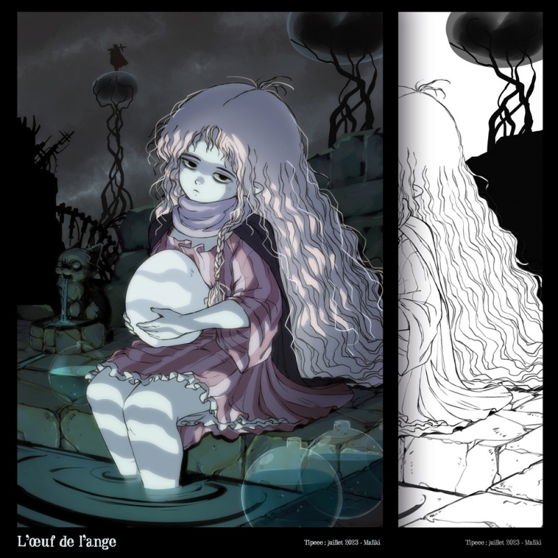 Ex-libris L'oeuf de l'ange