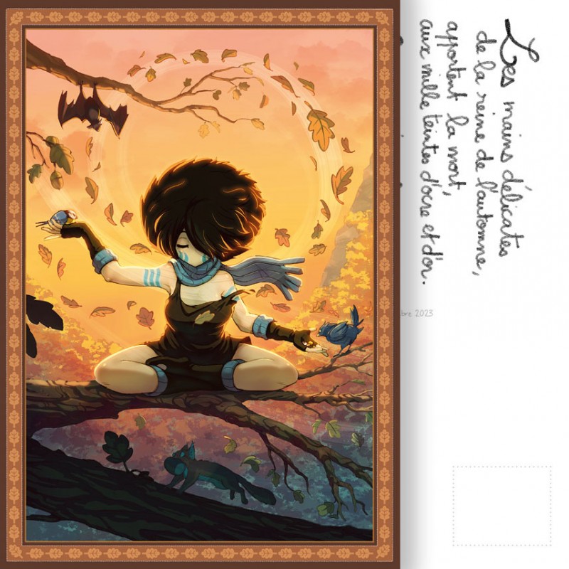 Carte postale Autumn Queen