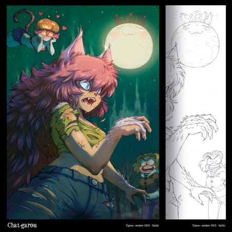 Ex-libris Chat-Garou