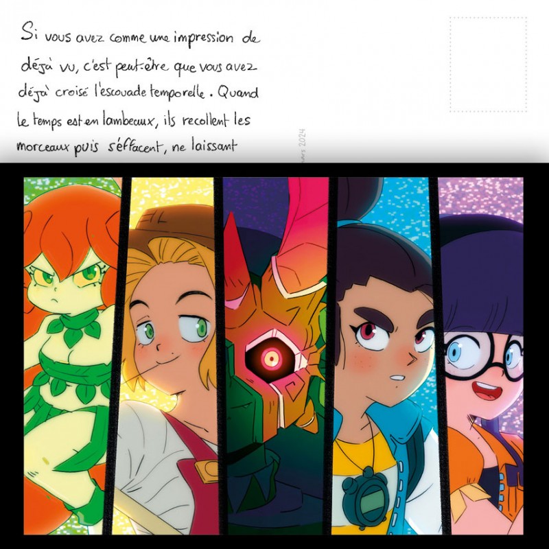 Carte postale Escouade temporelle