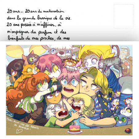 Carte postale 20 ans