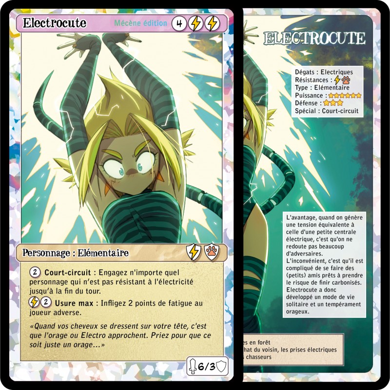 Carte XXL / Fiche ElectroCute