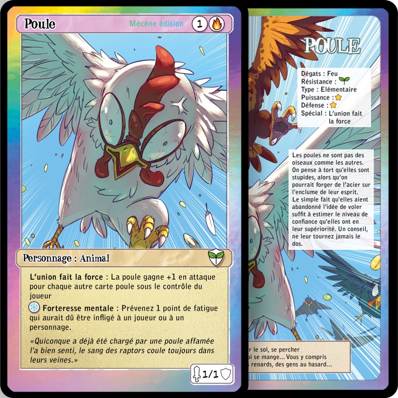 Carte XXL / Fiche Poule