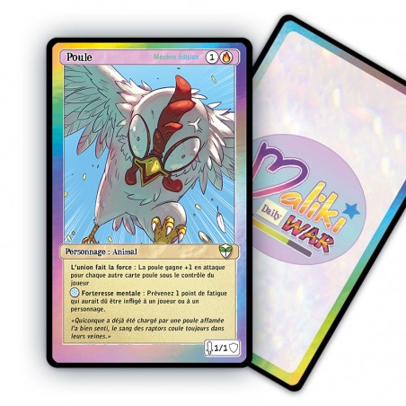 Carte Collector Poule
