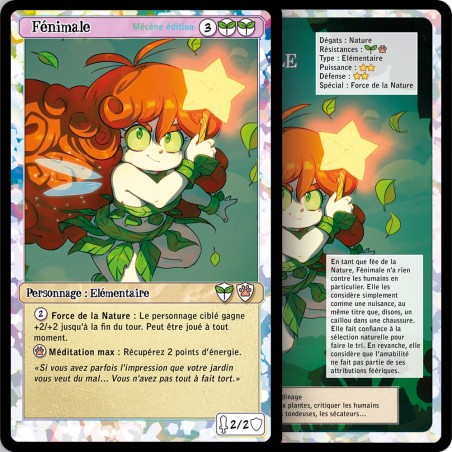Carte XXL / Fiche Fénimale