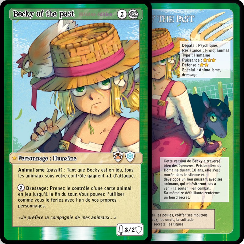 Carte XXL / Fiche Becky of the past