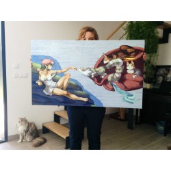 Toile Maliki Cristallisation