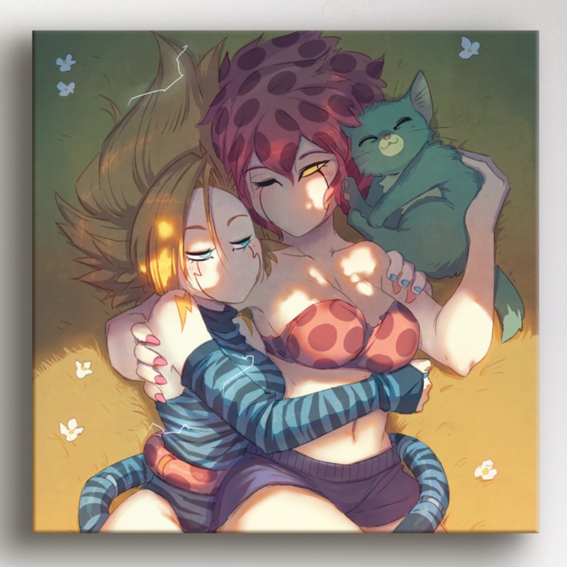 Toile Vanille Fraise