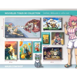 Toile Vanille Fraise