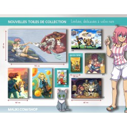 Toile Vanille Fraise