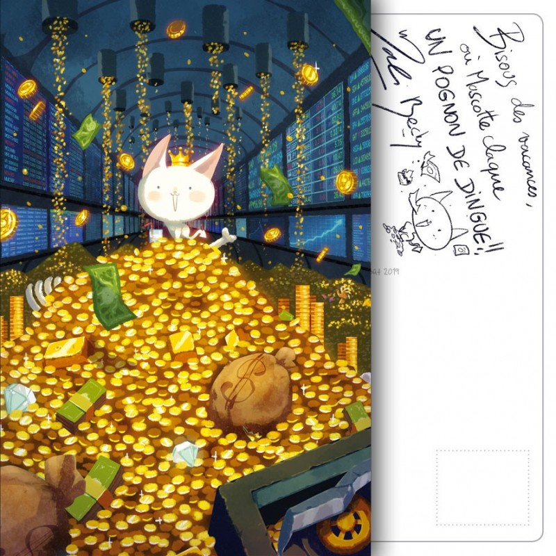 Carte Postale Tomates et Papillons