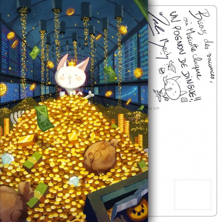 Carte Postale Tomates et Papillons