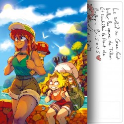 Carte Postale Tomates et Papillons