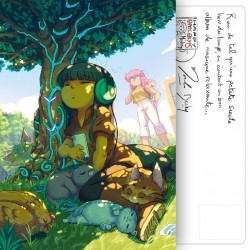 Carte Postale Tomates et Papillons