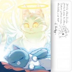 Carte postale Cachée derrière