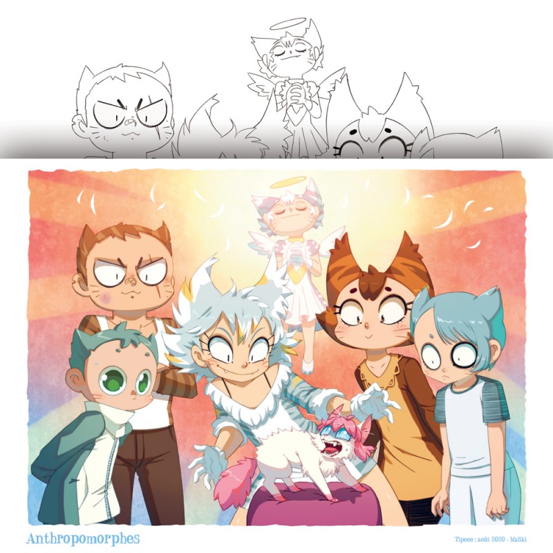 Ex-libris Anthropomorphe