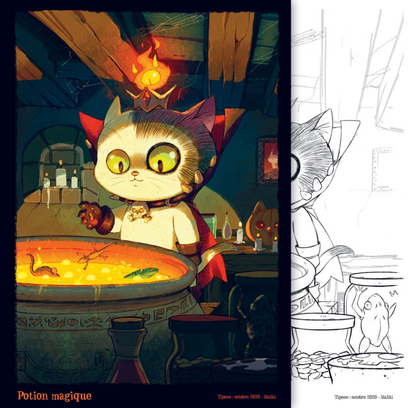 Ex-libris Potion magique